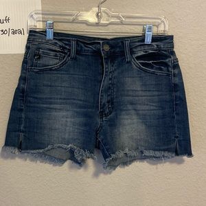 Kancan denim shorts size large